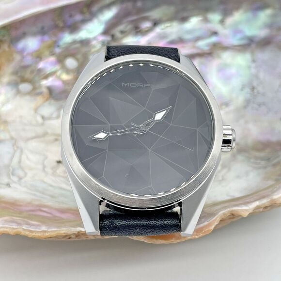 Morphic M59 Series Leather Overlaid Nylon Band Watch Black (MPH5905) 45mm main image 8